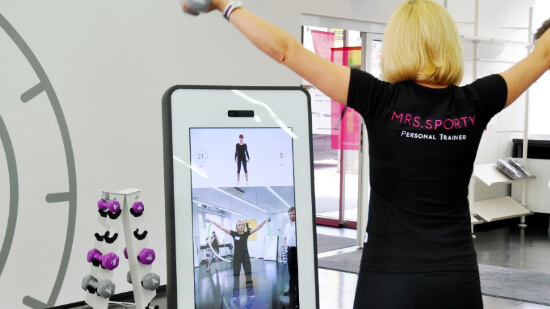Mrs.Sporty Fitnessstudio Geräte Pixformance